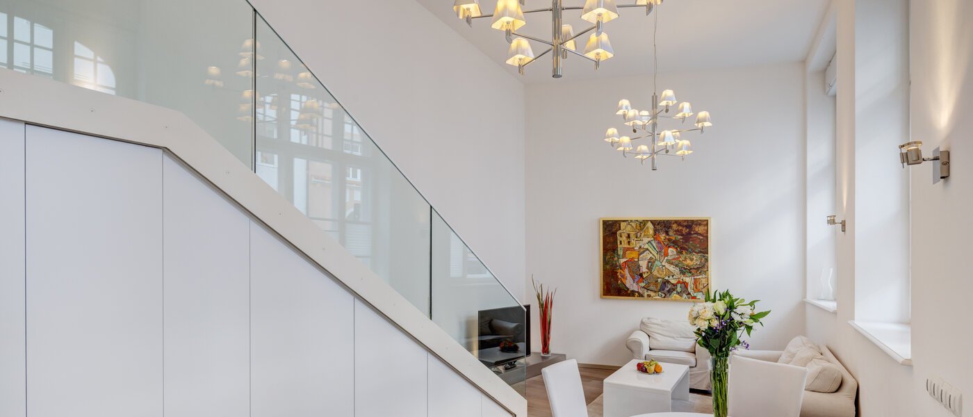 Galeriewohnung München Maxvorstadt 03 Wohnbereich 8163