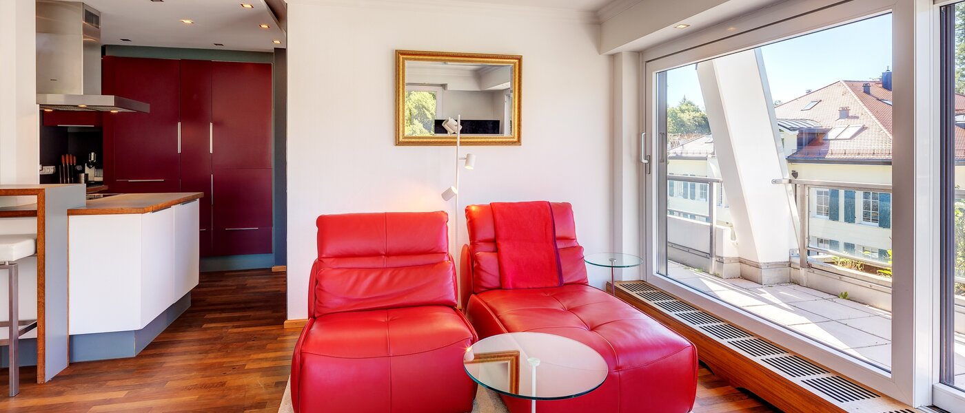 Dachgeschosswohnung München Menterschwaige 02 Wohnbereich 8181