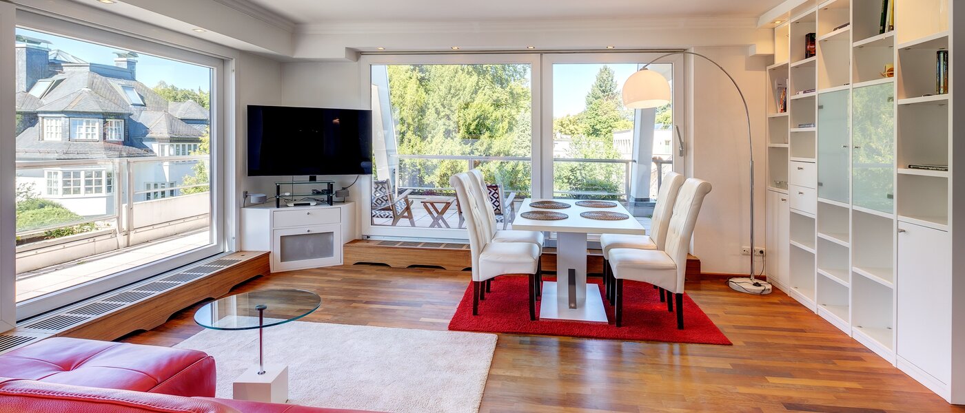 Dachgeschosswohnung München Menterschwaige 04 Wohnbereich 8181