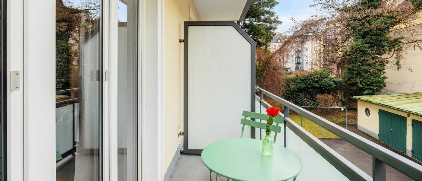 Wohnung München Maxvorstadt - Universitätsviertel 03 Balkon 8243