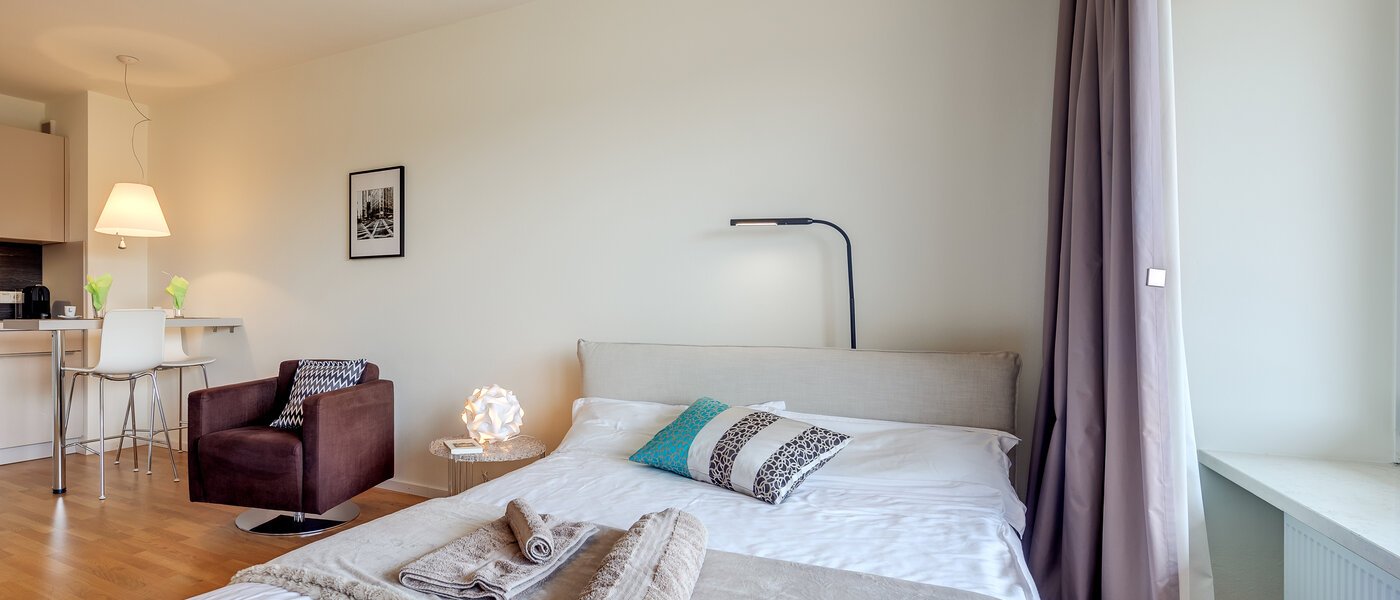 Dachgeschosswohnung München Solln 01 Schlafbereich 8282