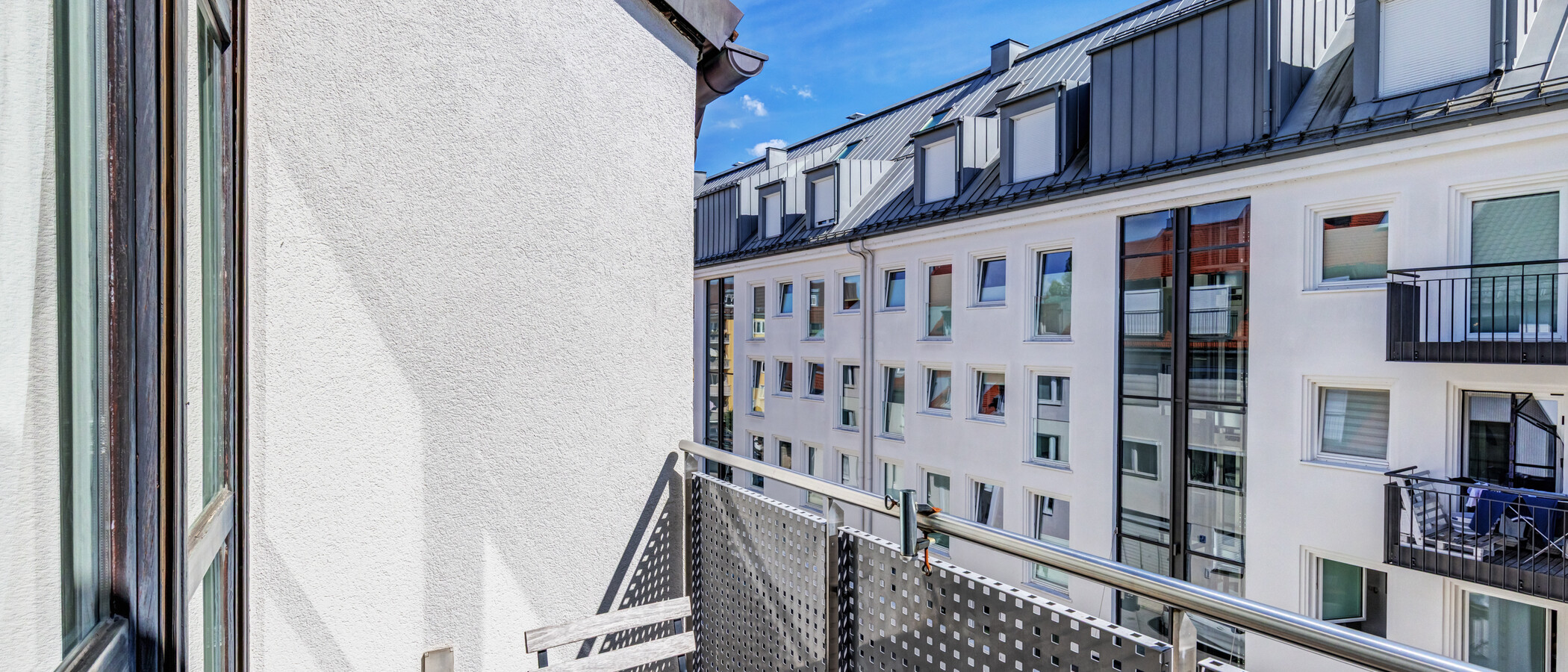 Maisonette-Galerie Wohnung München Nymphenburg 01 Balkon 8333