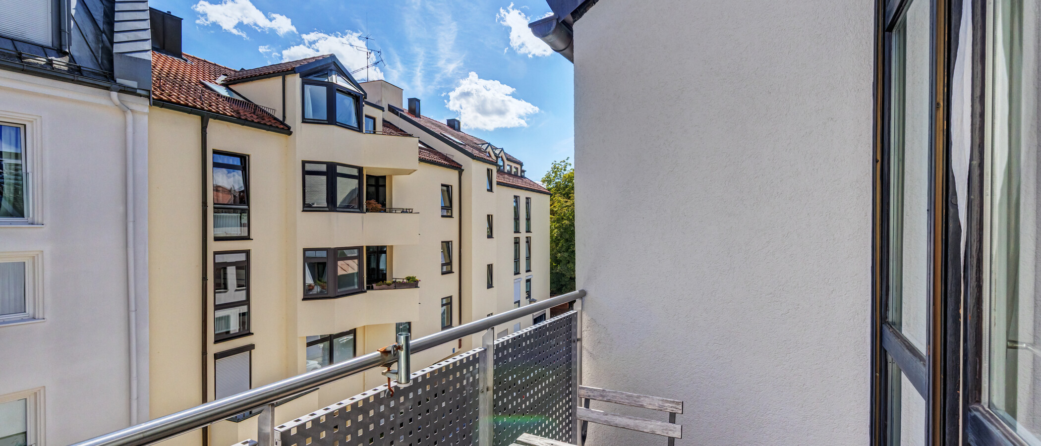 Maisonette-Galerie Wohnung München Nymphenburg 02 Balkon 8333