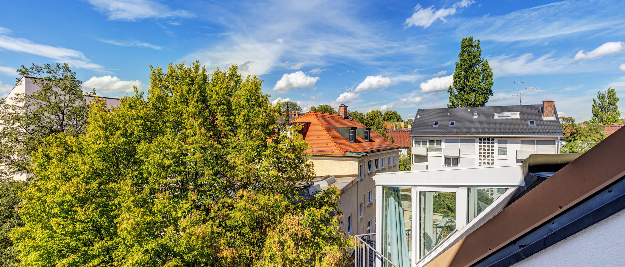 Maisonette-Galerie Wohnung München Nymphenburg 02 Aussicht 8333