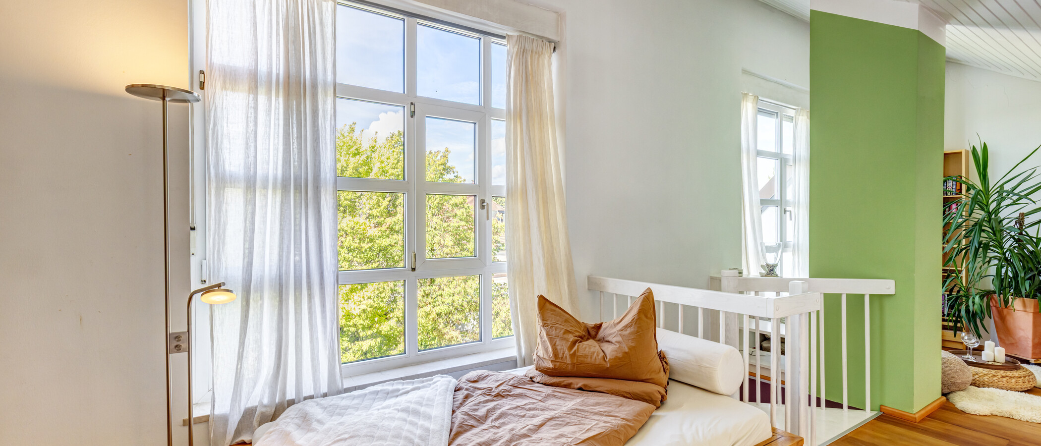 Maisonette-Galerie Wohnung München Nymphenburg 01 Schlafbereich 8333