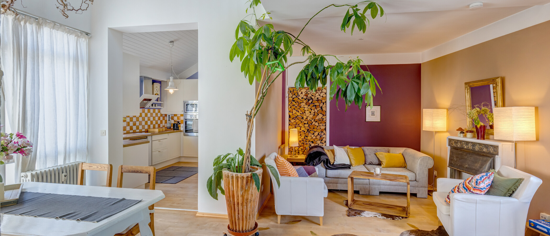Maisonette-Galerie Wohnung München Nymphenburg 01 Wohnbereich 8333