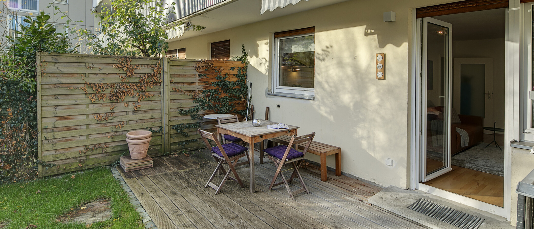 Gartenwohnung München Maxvorstadt 01 Terrasse 8378