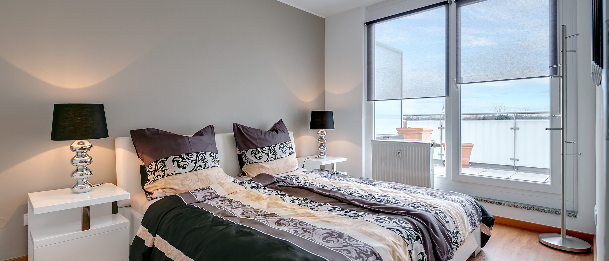 Dachterrassenwohnung München Bogenhausen 01 Schlafen 8467