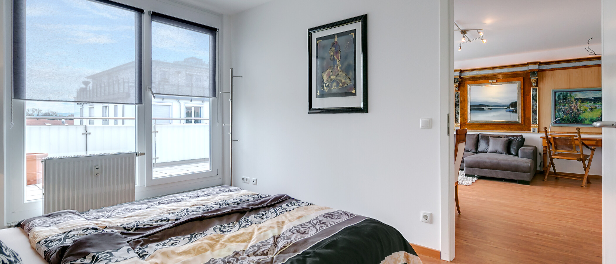 Dachterrassenwohnung München Bogenhausen 02 Schlafen 8467