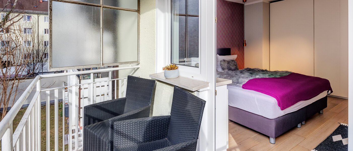 Wohnung München Maxvorstadt - Museumsviertel 01 Balkon 8504