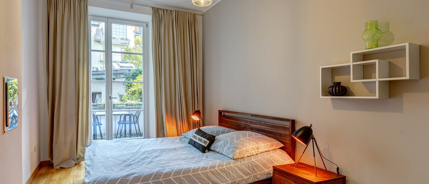Wohnung München Maxvorstadt - Universitätsviertel 01 1. Schlafzimmer 8558