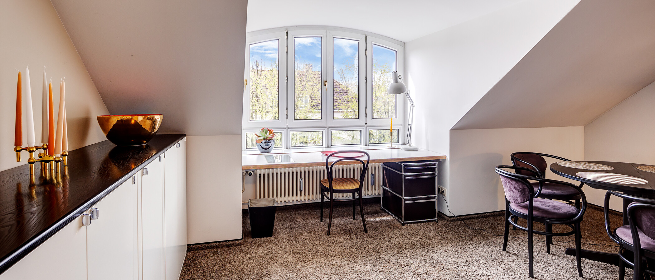 Dachgeschosswohnung München Denning 05 Wohnbereich 8585