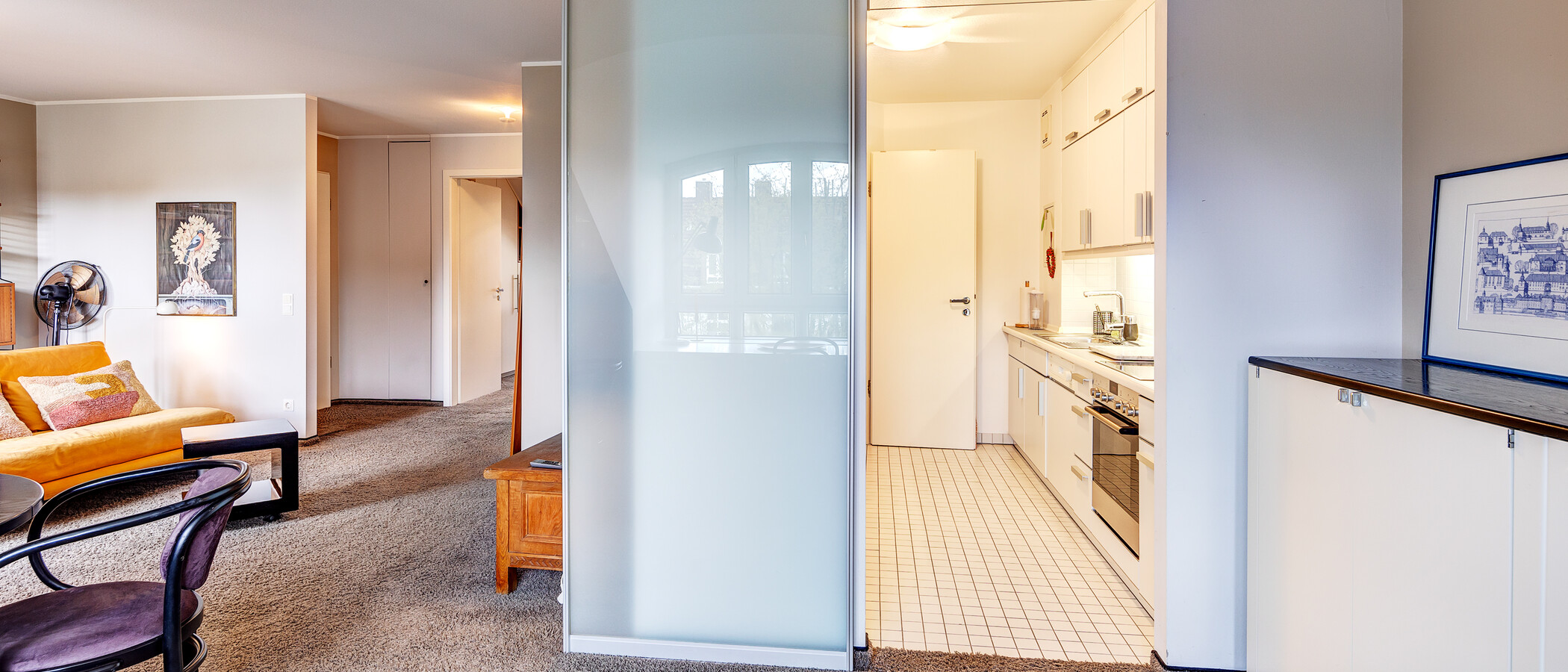 Dachgeschosswohnung München Denning 06 Wohnbereich 8585