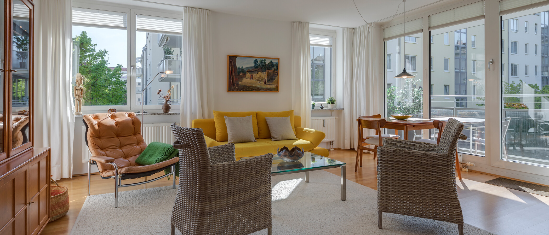 Wohnung München Maxvorstadt - Universitätsviertel 01 Wohnbereich 8629