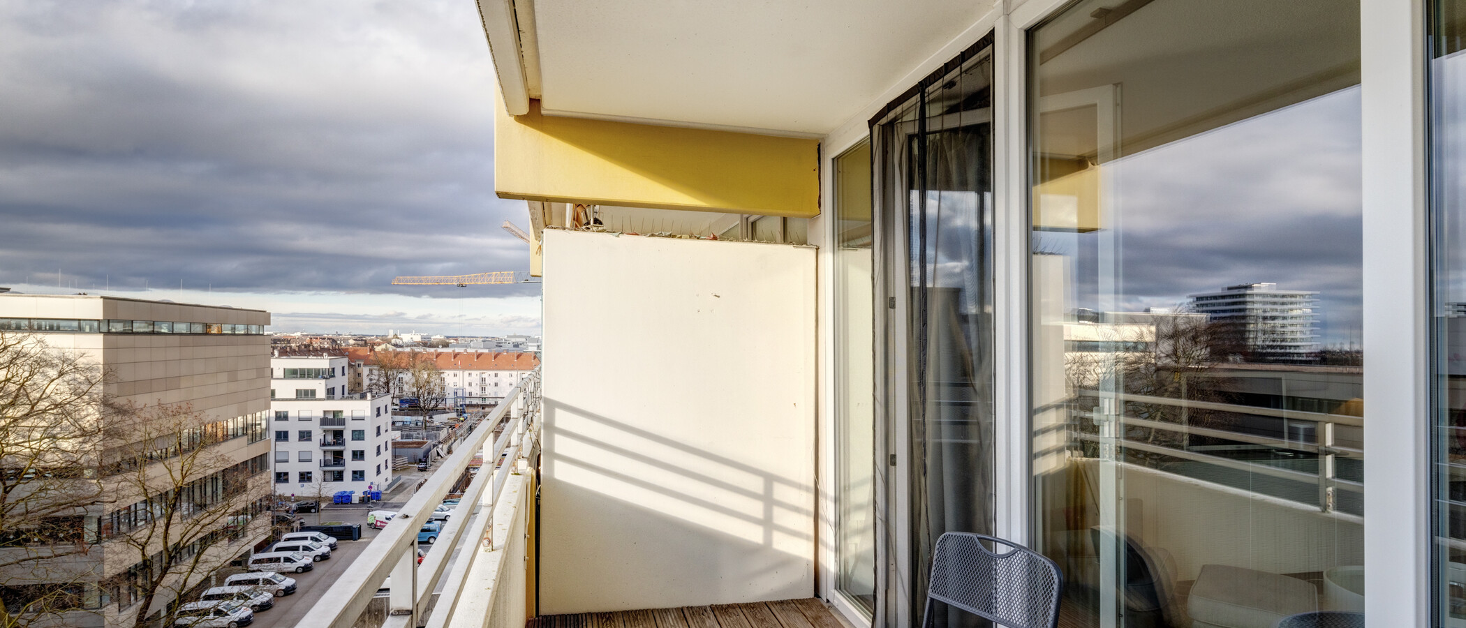 Wohnung München Schwabing-Nord (zw. Leopoldstraße & Englischen Garten) 01 Balkon 8728