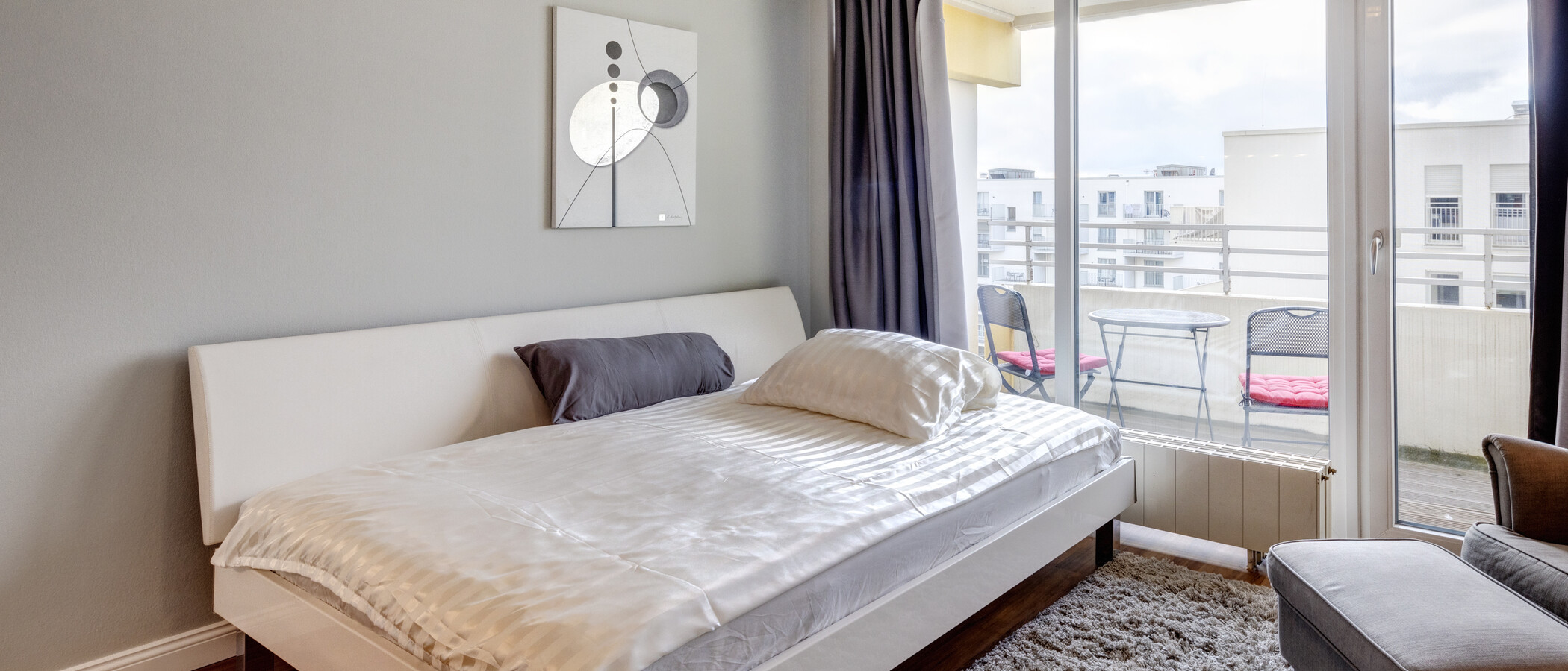 Wohnung München Schwabing-Nord (zw. Leopoldstraße & Englischen Garten) 01 Schlafbereich 8728