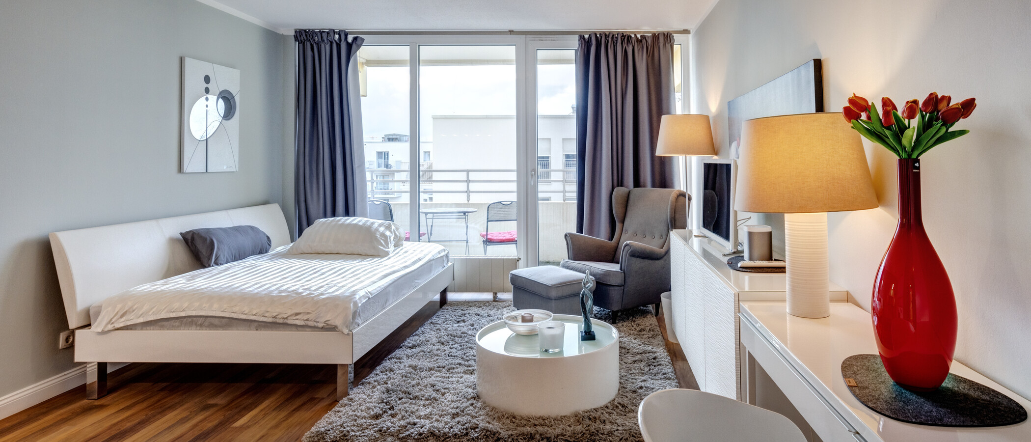 Wohnung München Schwabing-Nord (zw. Leopoldstraße & Englischen Garten) 03 Wohnbereich 8728