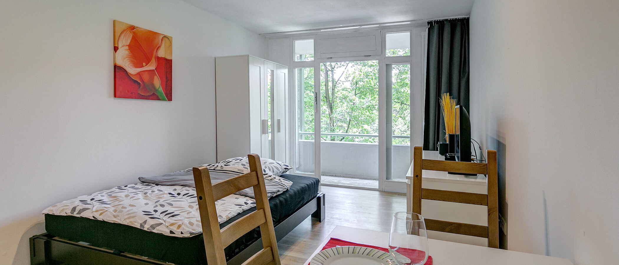 Apartment München Isarvorstadt 02 Wohnen 8737
