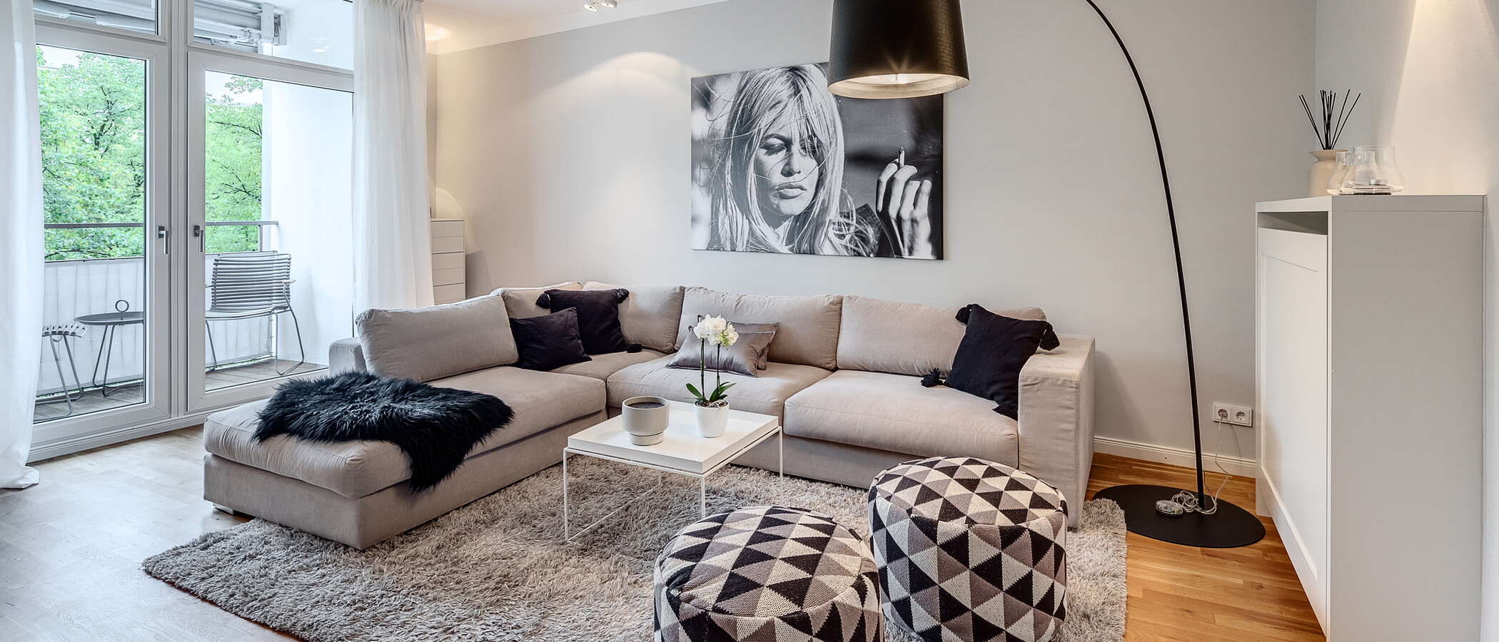 Wohnung München Schwabing-West (rund um den Hohenzollernplatz) 01 Wohnbereich 8850