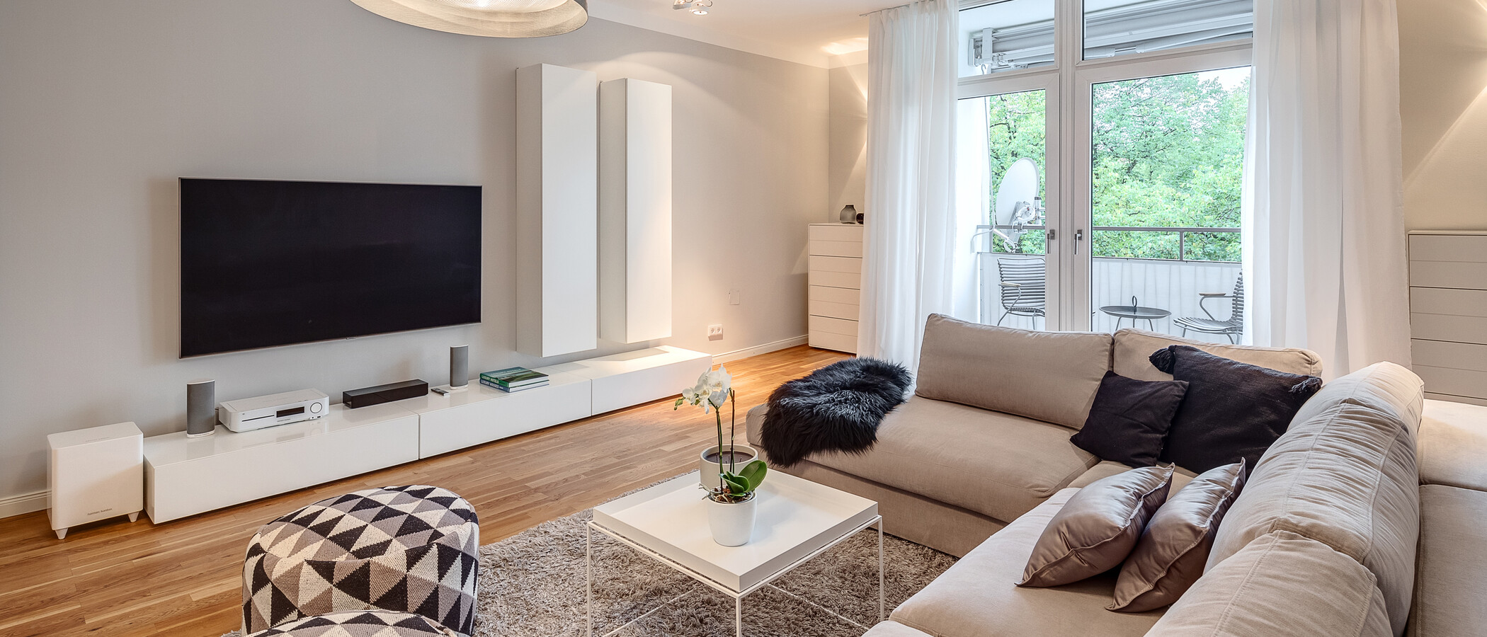 Wohnung München Schwabing-West (rund um den Hohenzollernplatz) 04 Wohnbereich 8850