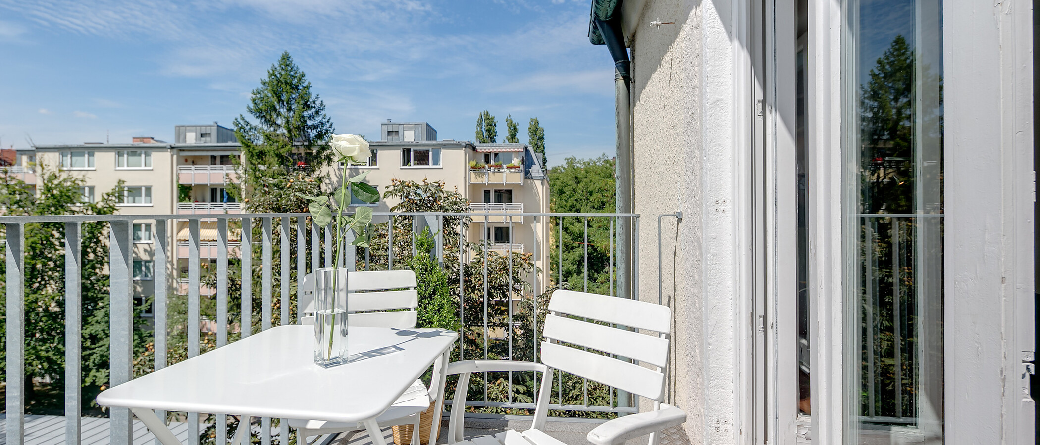 Wohnung München Schwabing-Nord (zw. Belgrad- & Leopoldstraße) 02 Balkon 8856