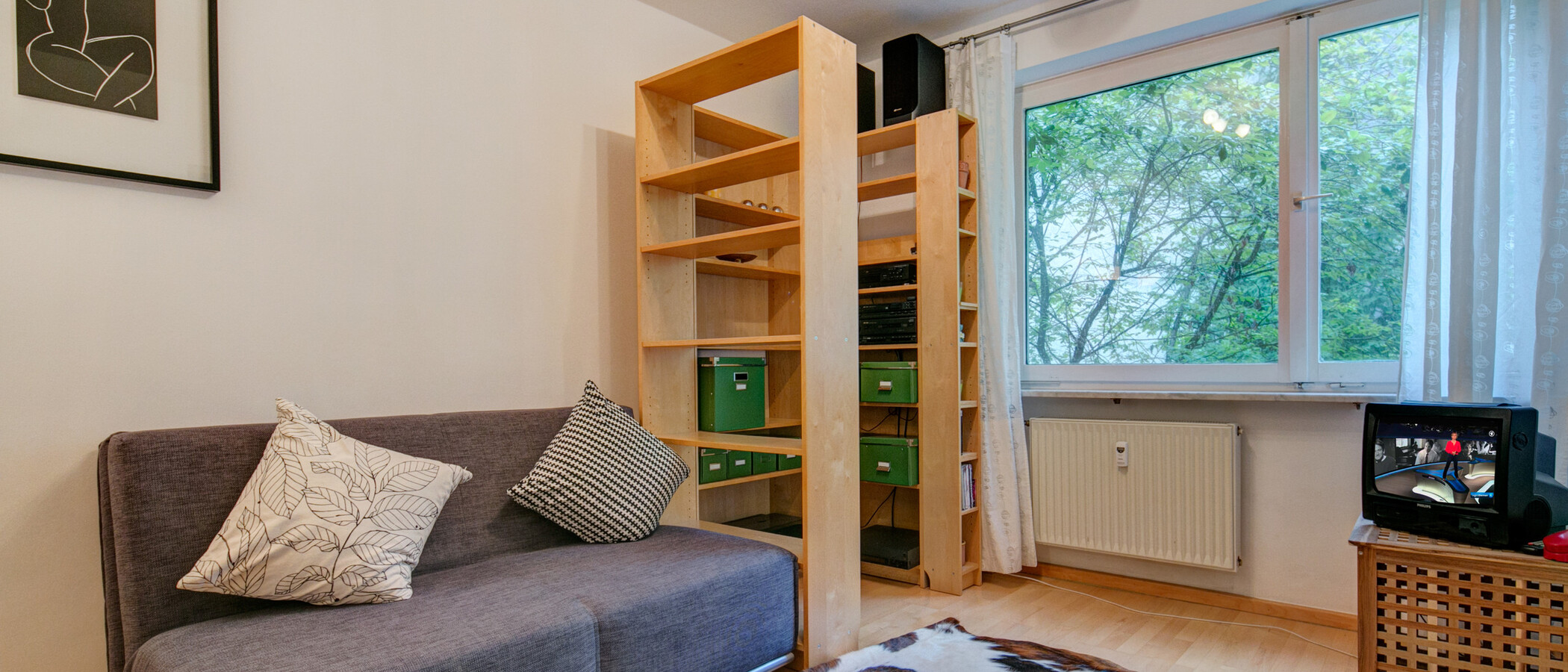 Apartment München Schwabing-Nord (zw. Leopoldstraße & Englischen Garten) 01 Wohnen 8870
