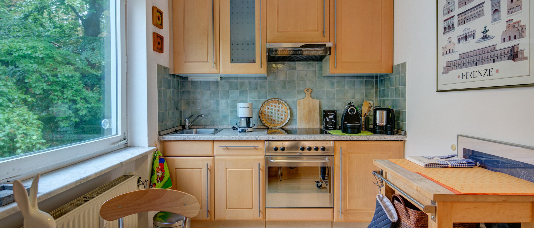 Apartment München Schwabing-Nord (zw. Leopoldstraße & Englischen Garten) 01 Küche 8870