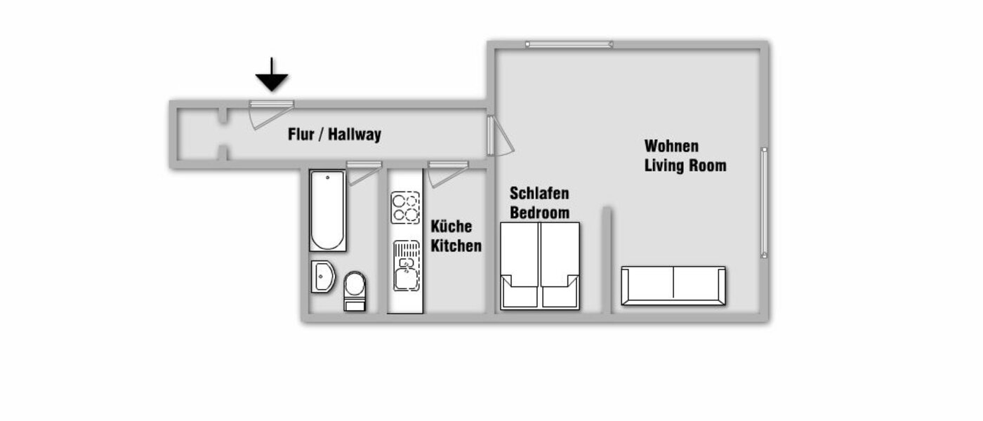 Wohnung München Lehel 01 Grundriss 8871