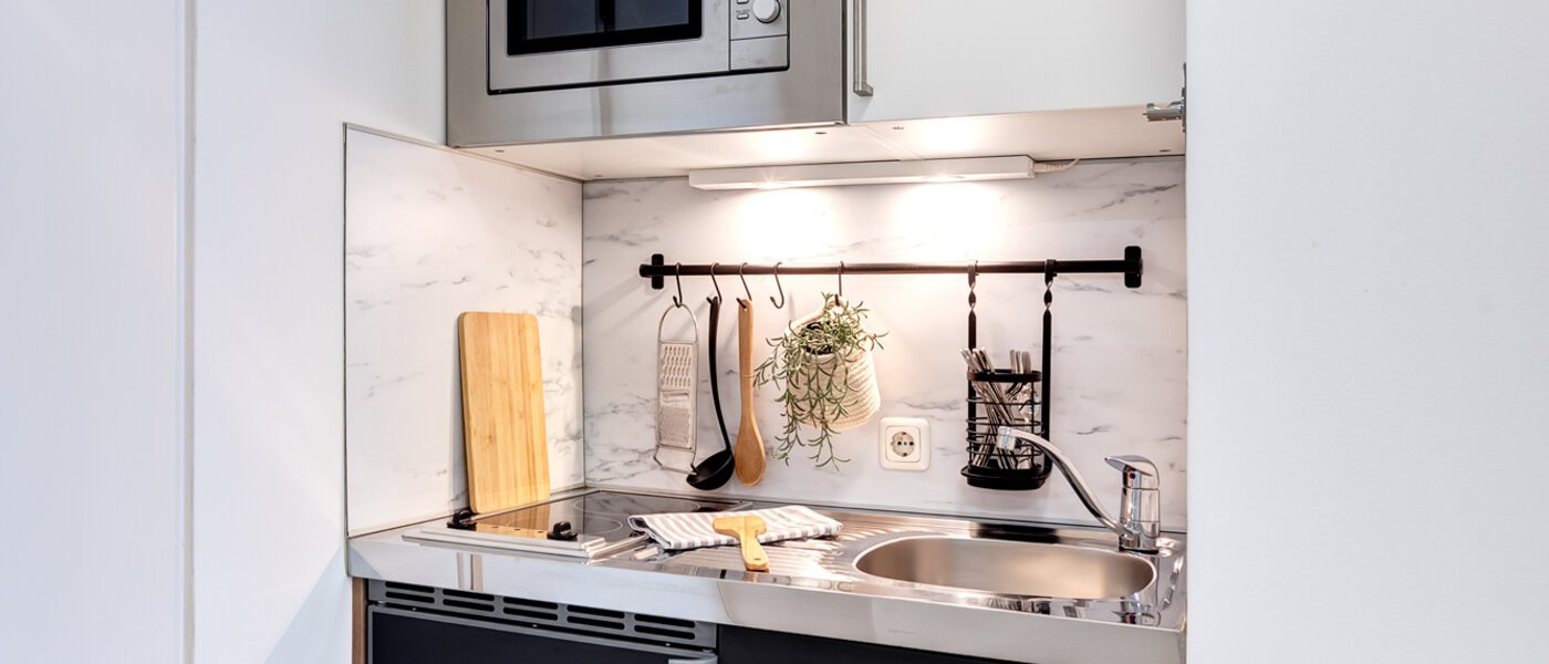 Apartment München Maxvorstadt - Universitätsviertel 01 Küche 8924