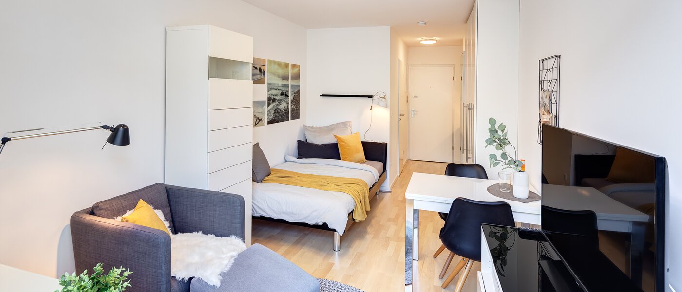 Apartment München Maxvorstadt - Universitätsviertel 02 Wohnbereich 8924