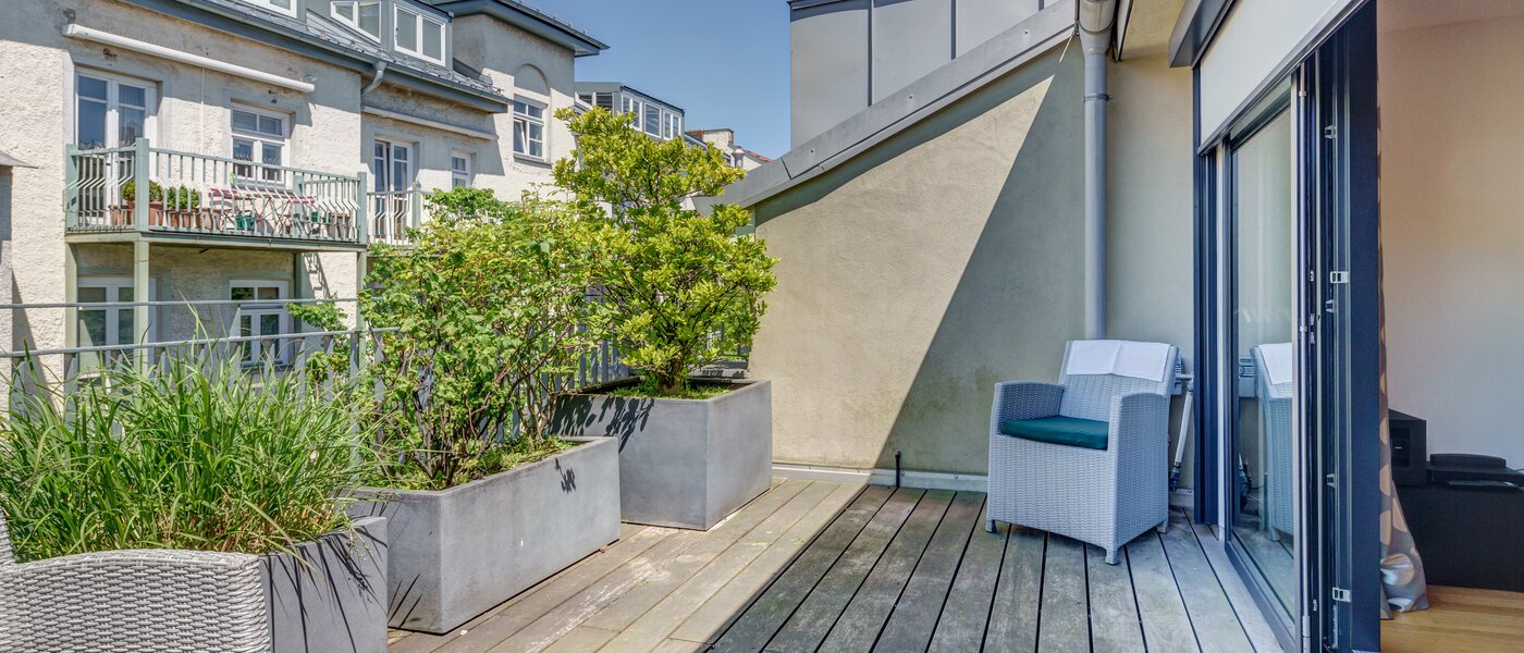 Dachterrassenwohnung München Altstadt 03 Dachterrasse 9009