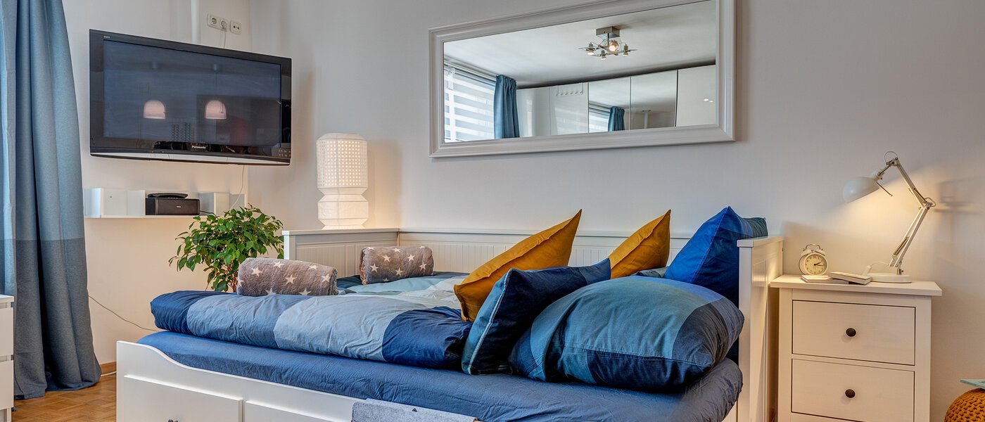 Wohnung München Lehel 01 Schlafbereich 9018