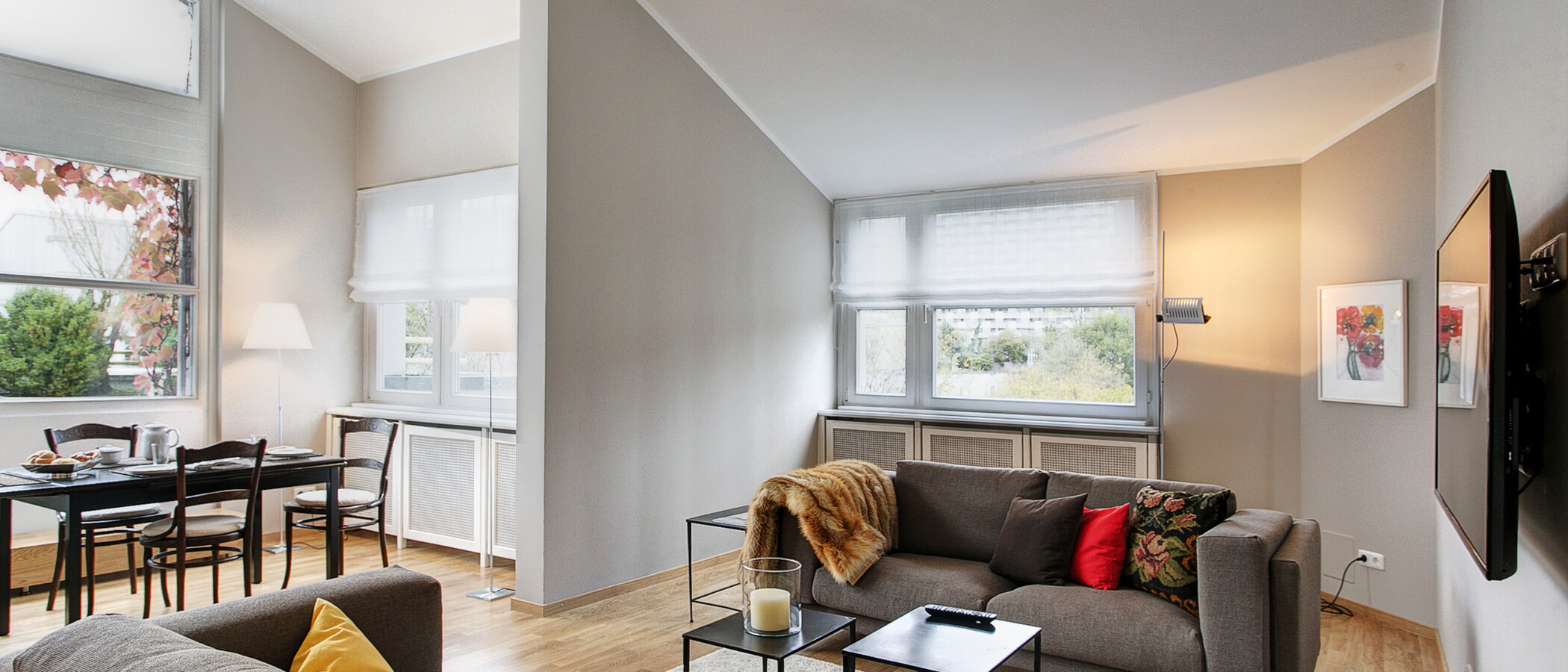 Dachterrassenwohnung München Arabellapark 03 Wohnen 9024