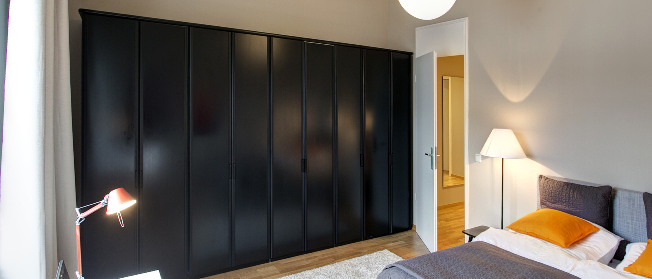 Dachterrassenwohnung München Arabellapark 04 2. Schlafen 9024