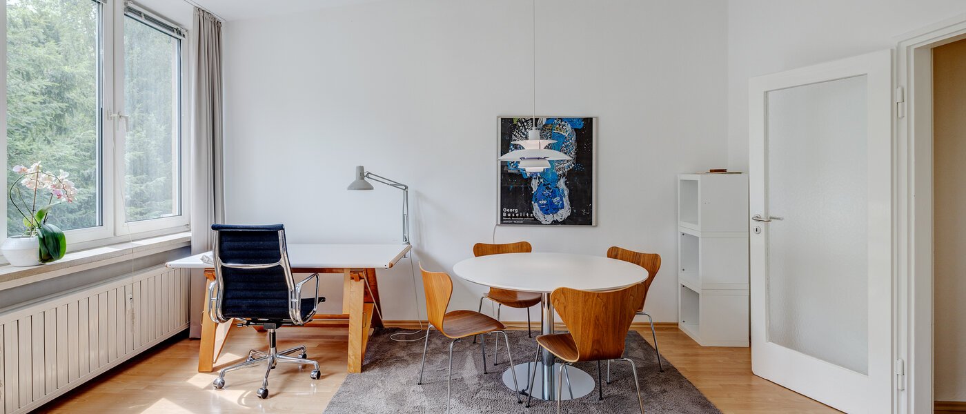 Wohnung München Parkstadt Bogenhausen 02 Wohnbereich 9045