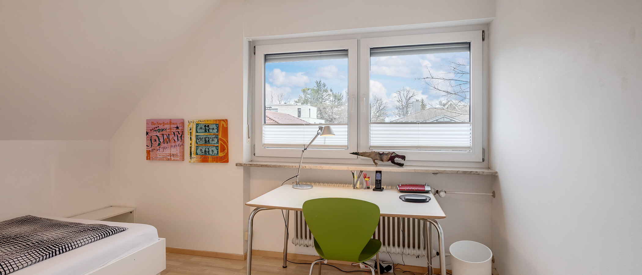 Wohnung München Nymphenburg-Gern 02 2. Schlafzimmer	 9046