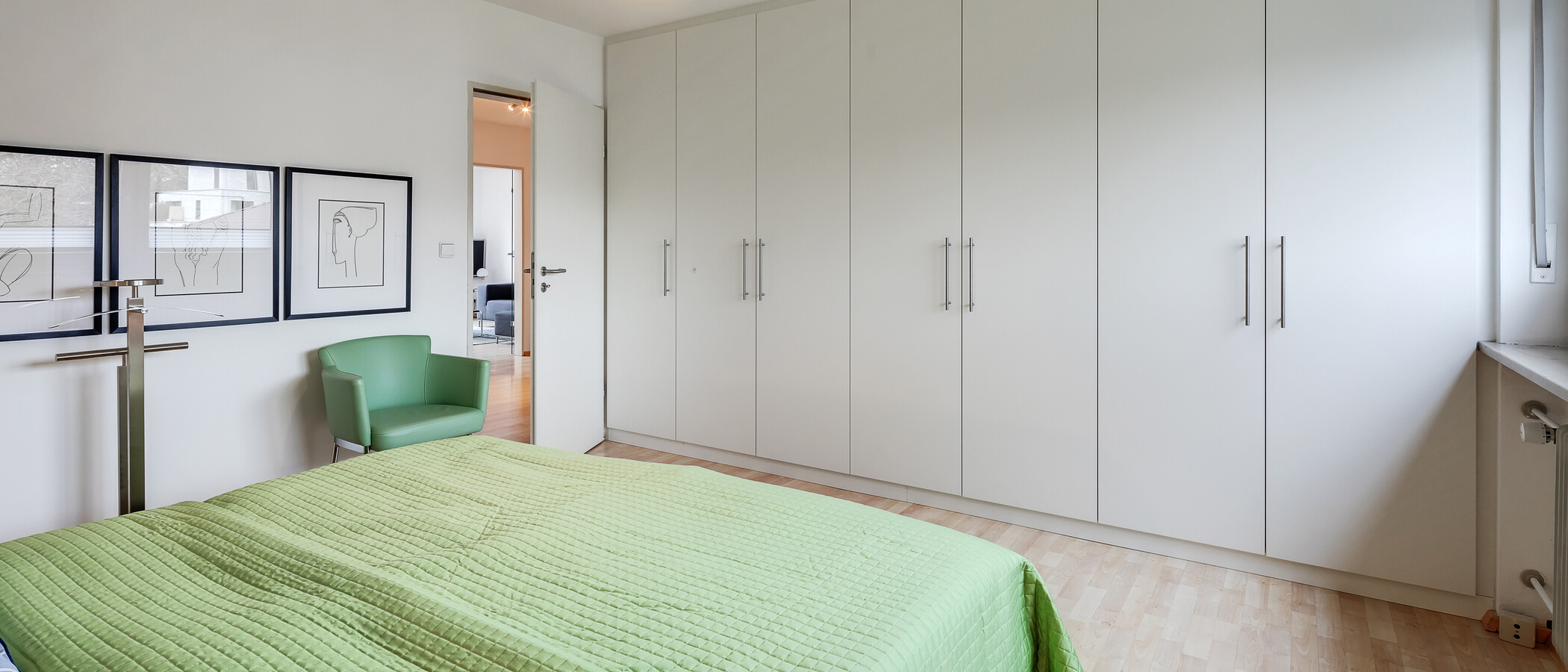 Wohnung München Nymphenburg-Gern 03 1. Schlafzimmer 9046