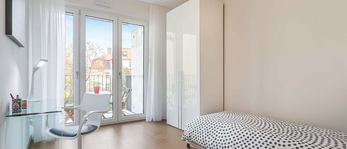 Wohnung München Neuhausen 01 2. Schlafzimmer	 9058