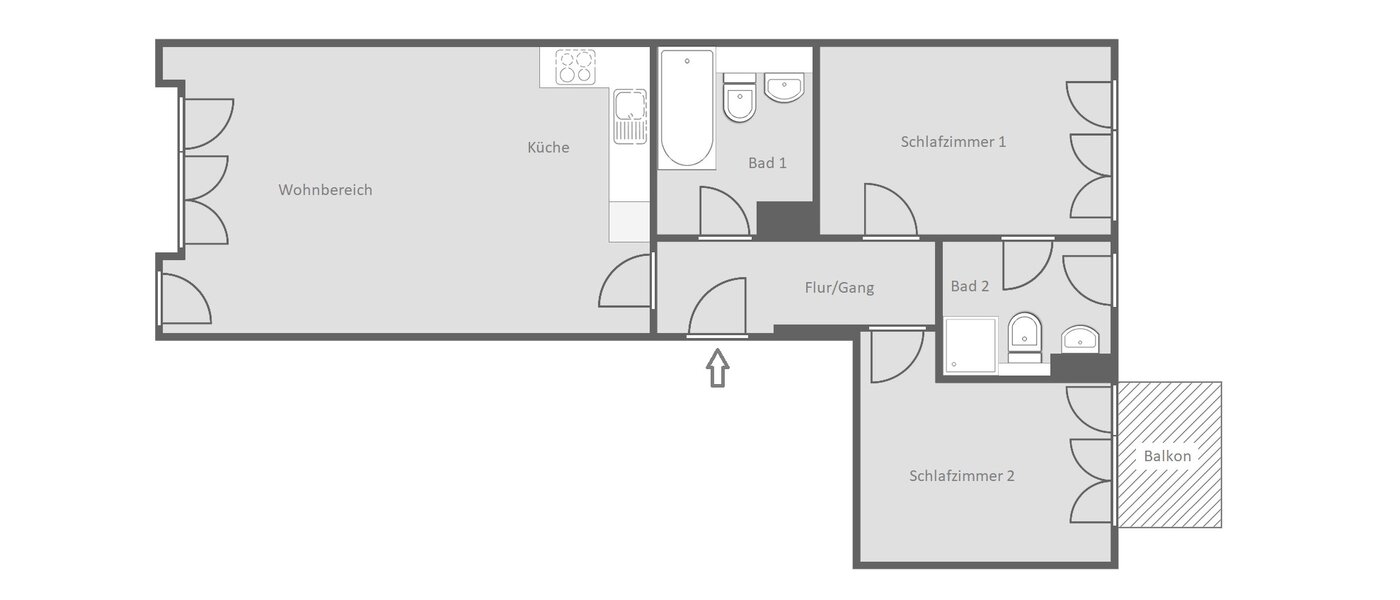 Wohnung München Neuhausen 01 Grundriss 9058