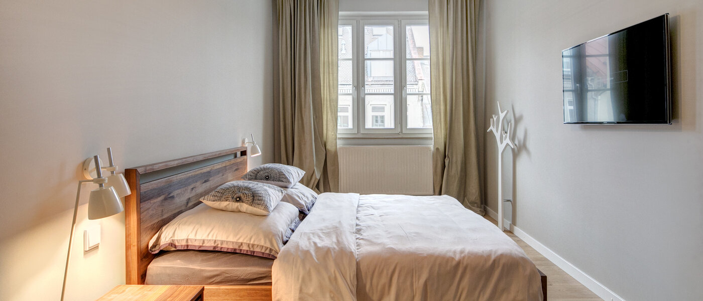 Wohnung München Maxvorstadt - Universitätsviertel 01 Schlafen 9074