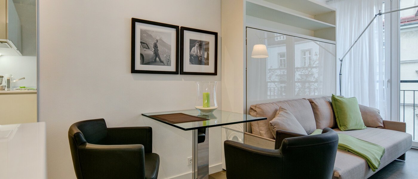 Apartment München Schwabing-Nord (zw. Leopoldstraße & Englischen Garten) 02 Wohnen 9075