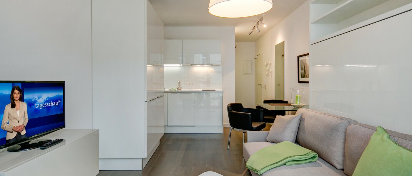 Apartment München Schwabing-Nord (zw. Leopoldstraße & Englischen Garten) 05 Wohnen 9075