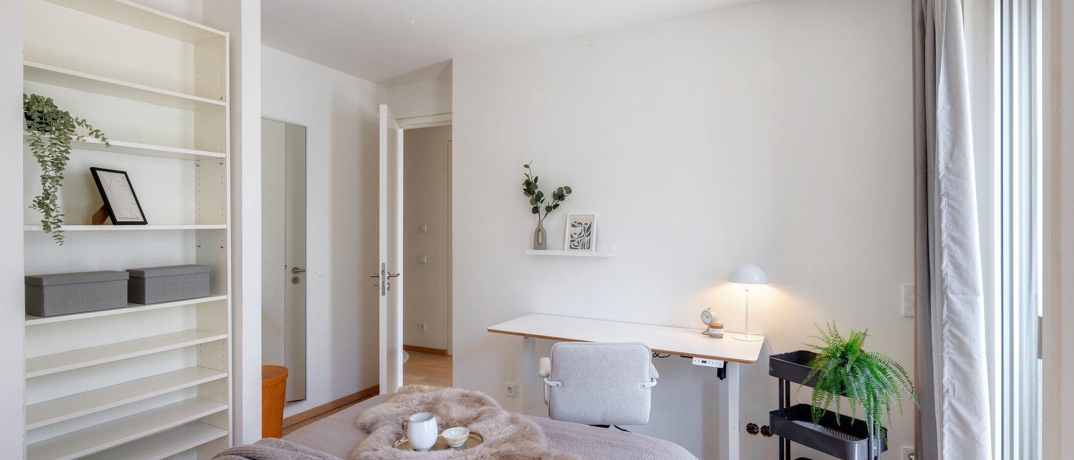 Wohnung München Maxvorstadt 02 2. Schlafzimmer	 9128