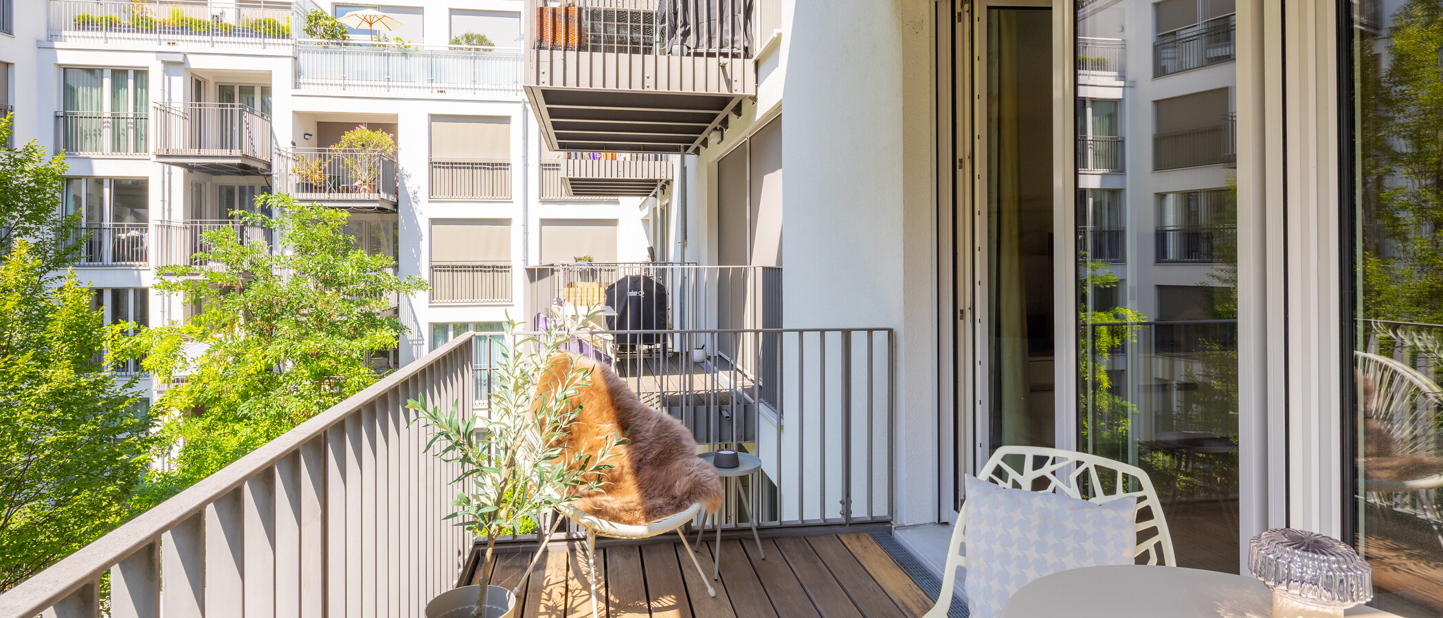 Wohnung München Maxvorstadt 02 1. Balkon 9128