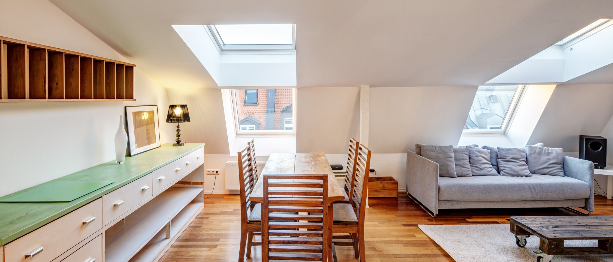 Dachterrassenwohnung München Gärtnerplatzviertel 01 Wohnbereich 9135