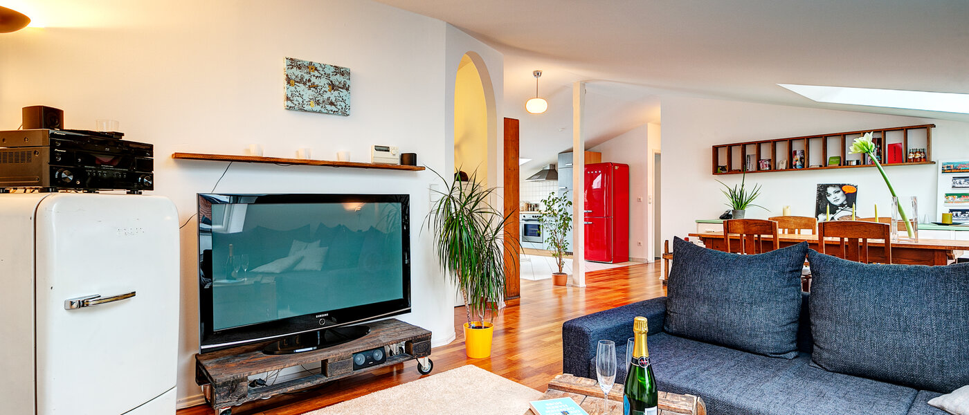 Dachterrassenwohnung München Gärtnerplatzviertel 03 Wohnbereich 9135