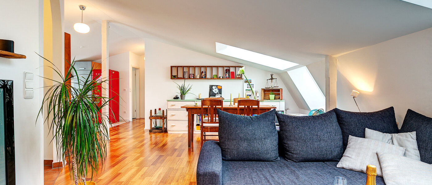 Dachterrassenwohnung München Gärtnerplatzviertel 04 Wohnbereich 9135