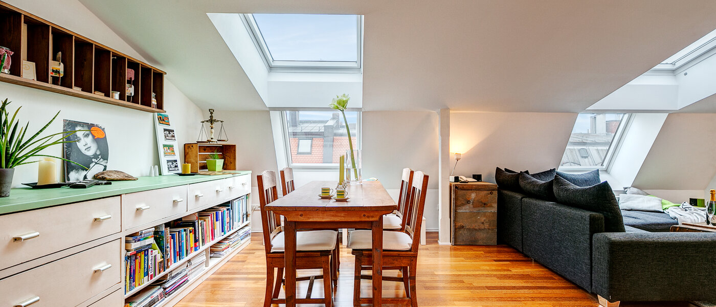 Dachterrassenwohnung München Gärtnerplatzviertel 05 Wohnbereich 9135