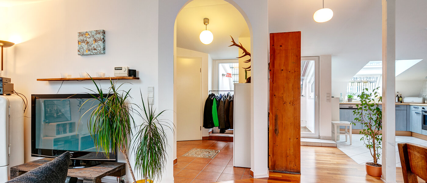 Dachterrassenwohnung München Gärtnerplatzviertel 07 Wohnbereich 9135