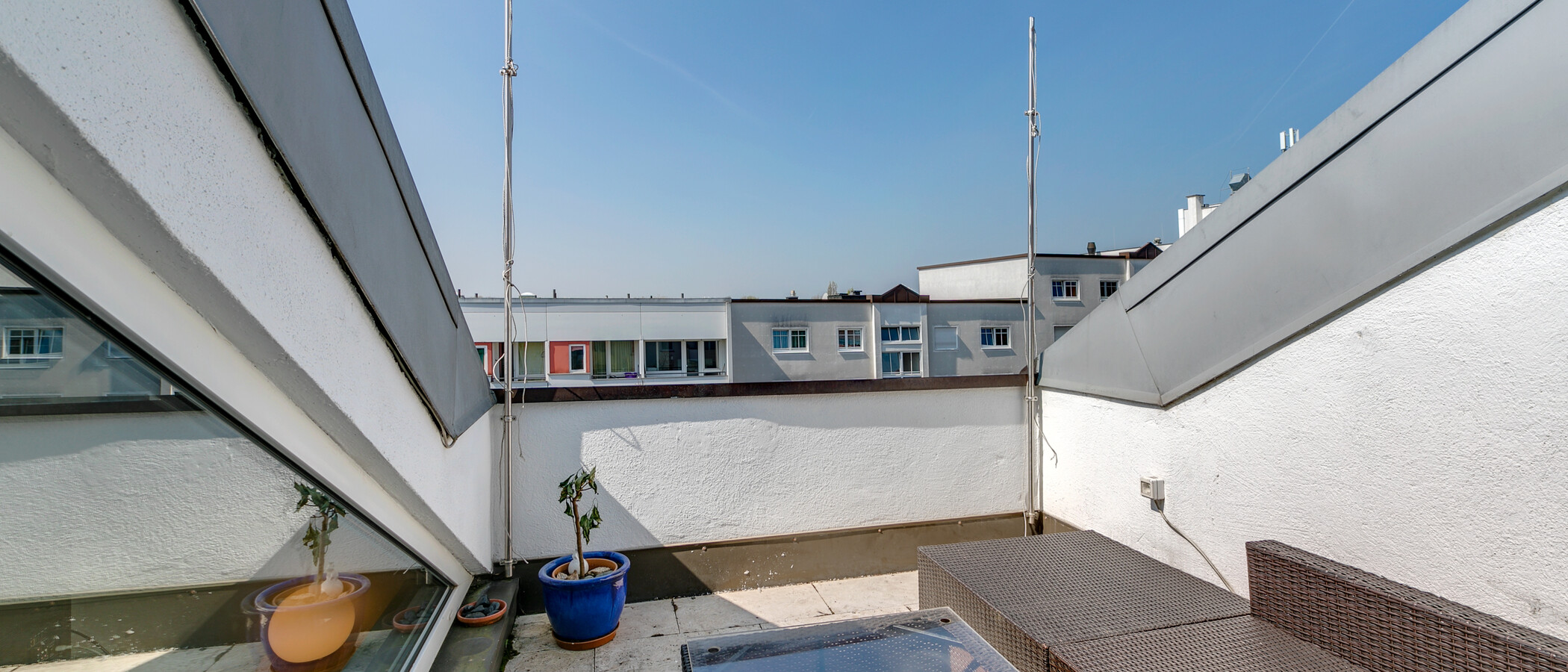 Dachterrassenwohnung München Sendling-Westpark 01 Terrasse 9220